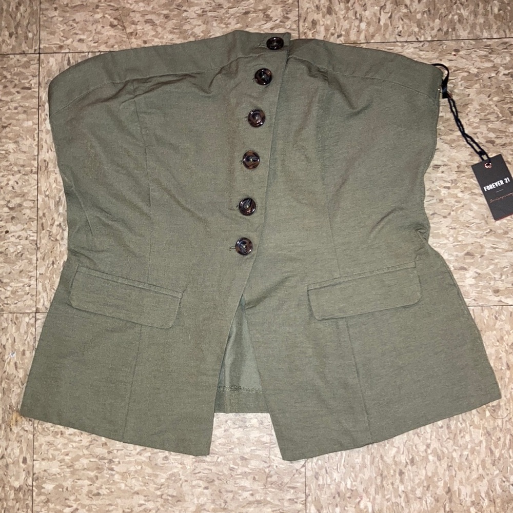 Olive Tube Top